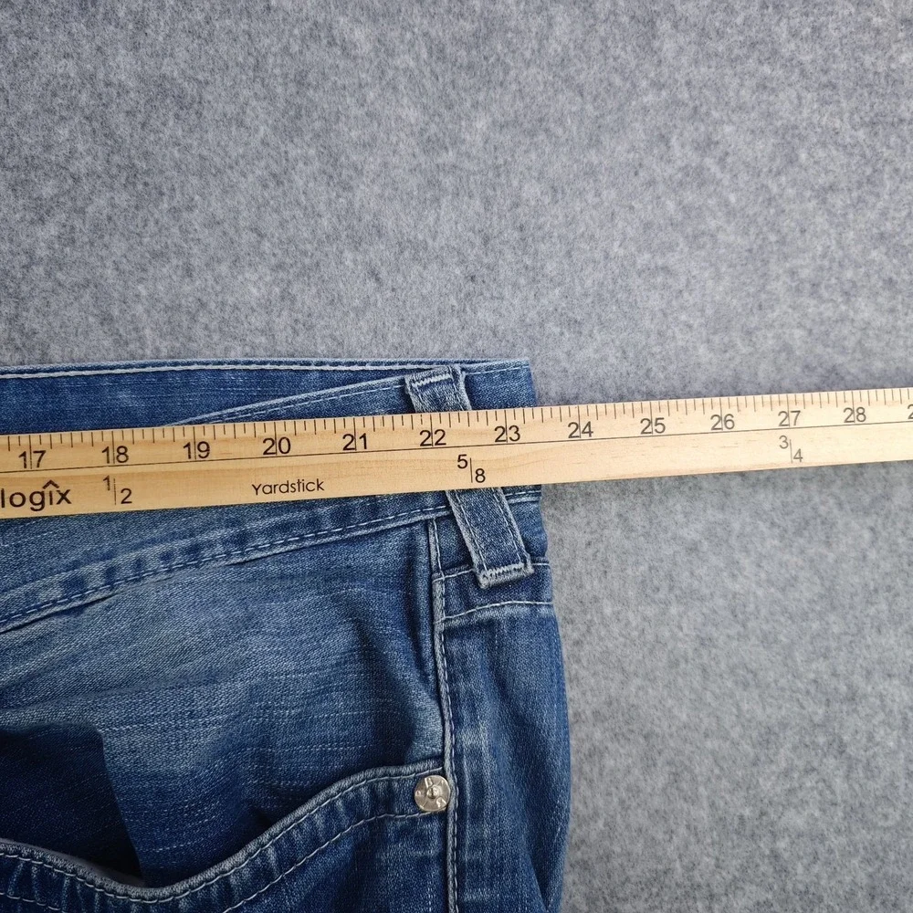 True Religion Jeans Mens 46 Blue Denim Skinny 46x33 Light‎ Wash 100% Cotton